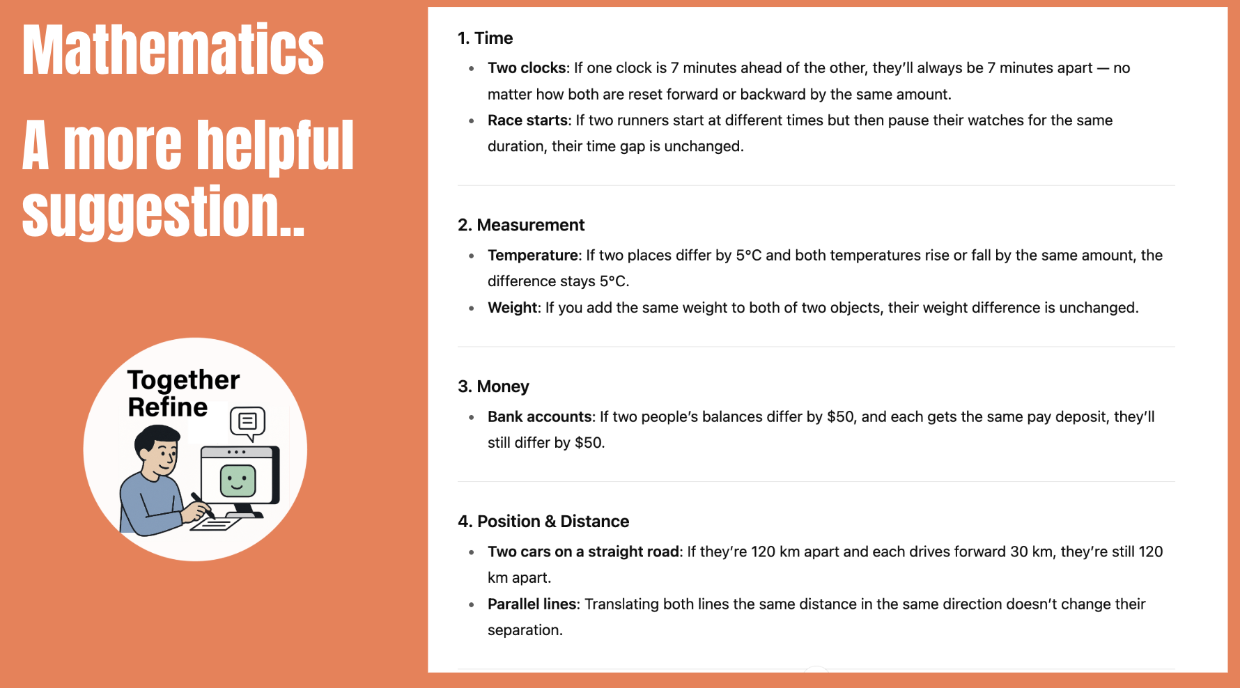 Constant difference concept 2